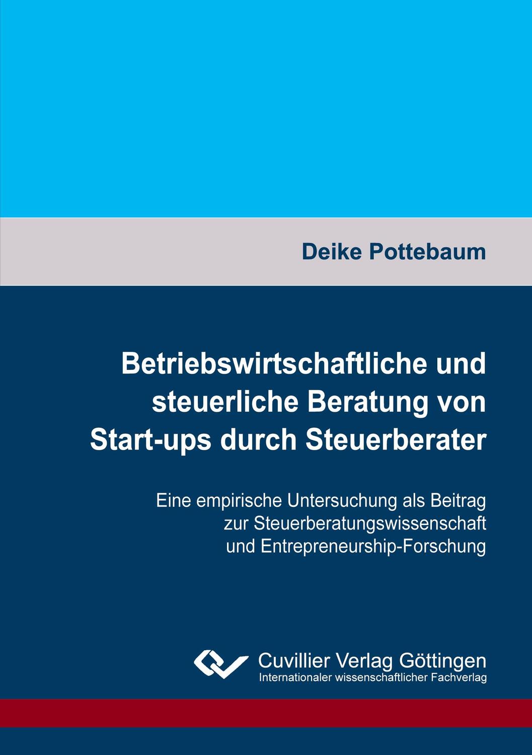 Cover: 9783736974937 | Betriebswirtschaftliche und steuerliche Beratung von Start-ups...