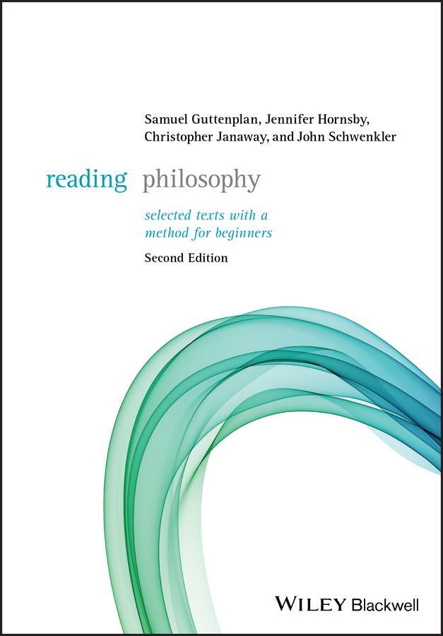 Cover: 9781119094678 | Reading Philosophy | Selected Texts with a Method for Beginners | Buch
