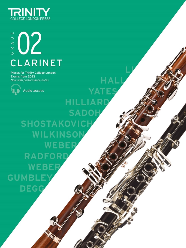 Cover: 9780857369703 | TCL Clarinet Exam Pieces from 2023: Grade 2 | Trinity College London