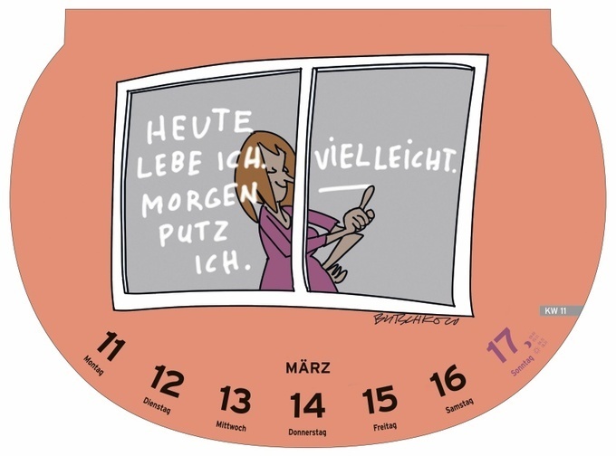 Bild: 9783756400096 | Dumme Sprüche Humorkalender 2024. Lustiger Wandkalender mit 52...