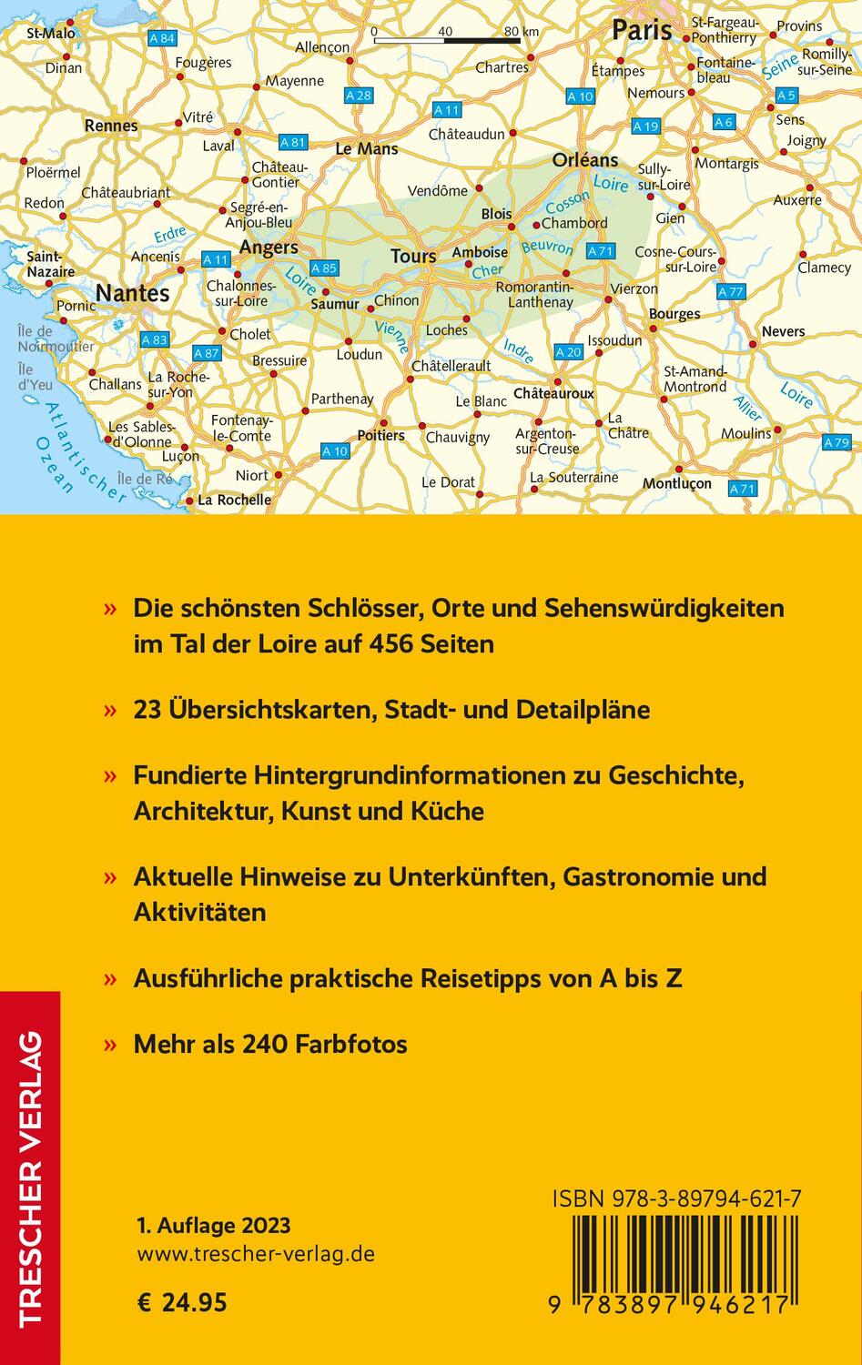 Rückseite: 9783897946217 | TRESCHER Reiseführer Schlösser der Loire | Heike Bentheimer | Buch