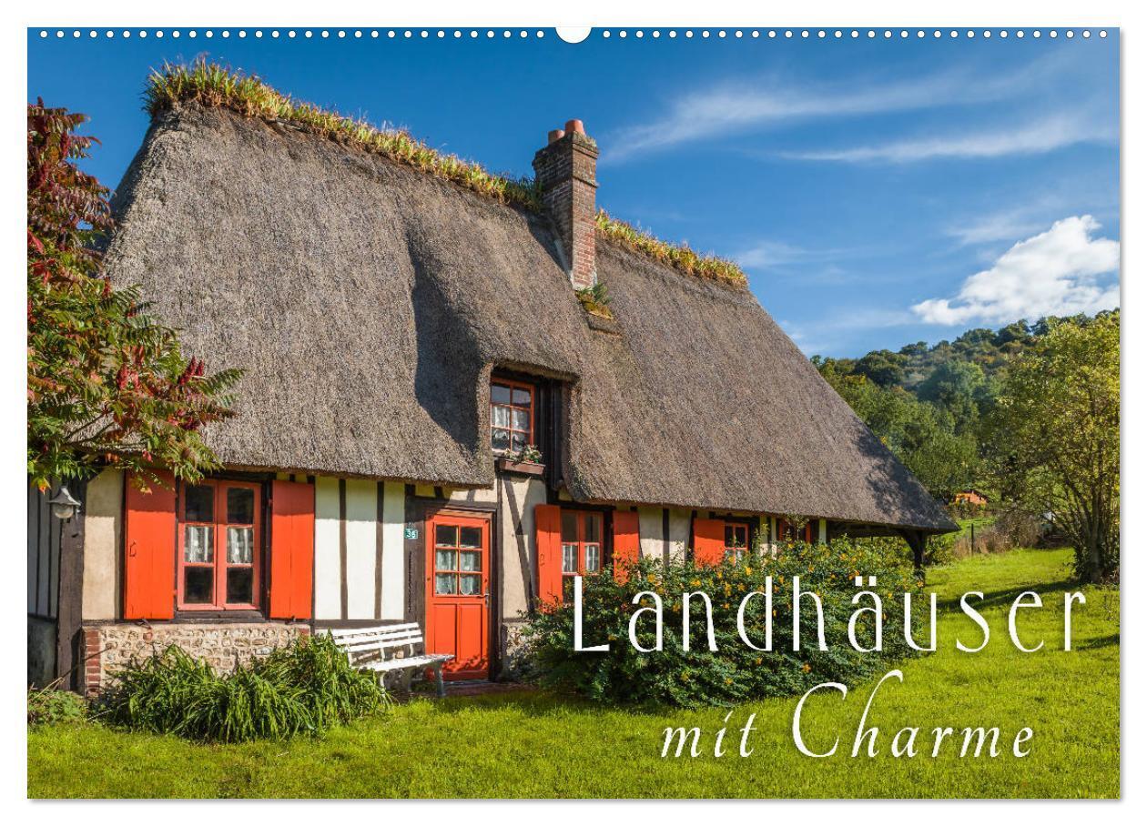 Cover: 9783383353000 | Landhäuser mit Charme (Wandkalender 2024 DIN A2 quer), CALVENDO...