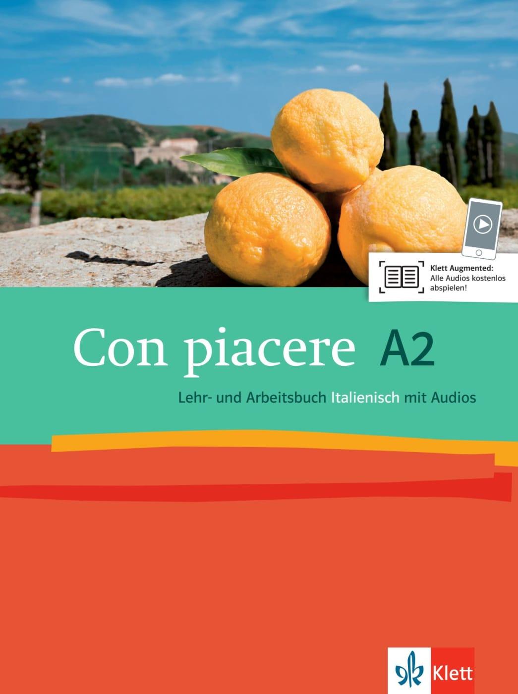 Cover: 9783125251830 | Con piacere. Lehr- und Arbeitsbuch mit 2 Audio-CDs. A2 | a | Buch