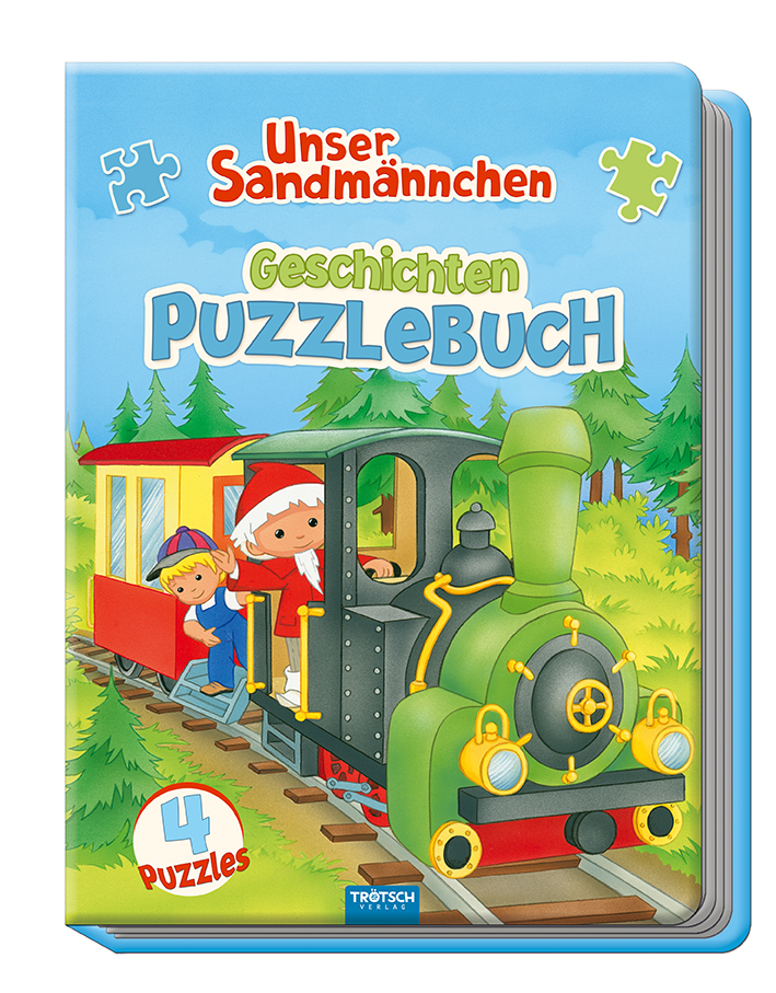 Cover: 9783957748744 | Unser Sandmännchen Geschichten-Puzzlebuch | mit 4 Puzzle | Taschenbuch