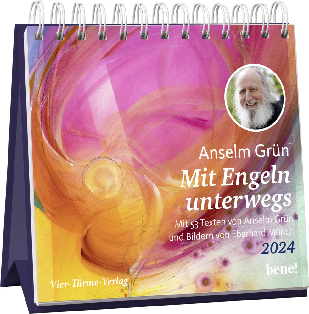 Cover: 4251693902508 | Wochenkalender 2024: Mit Engeln unterwegs | Anselm Grün | Kalender