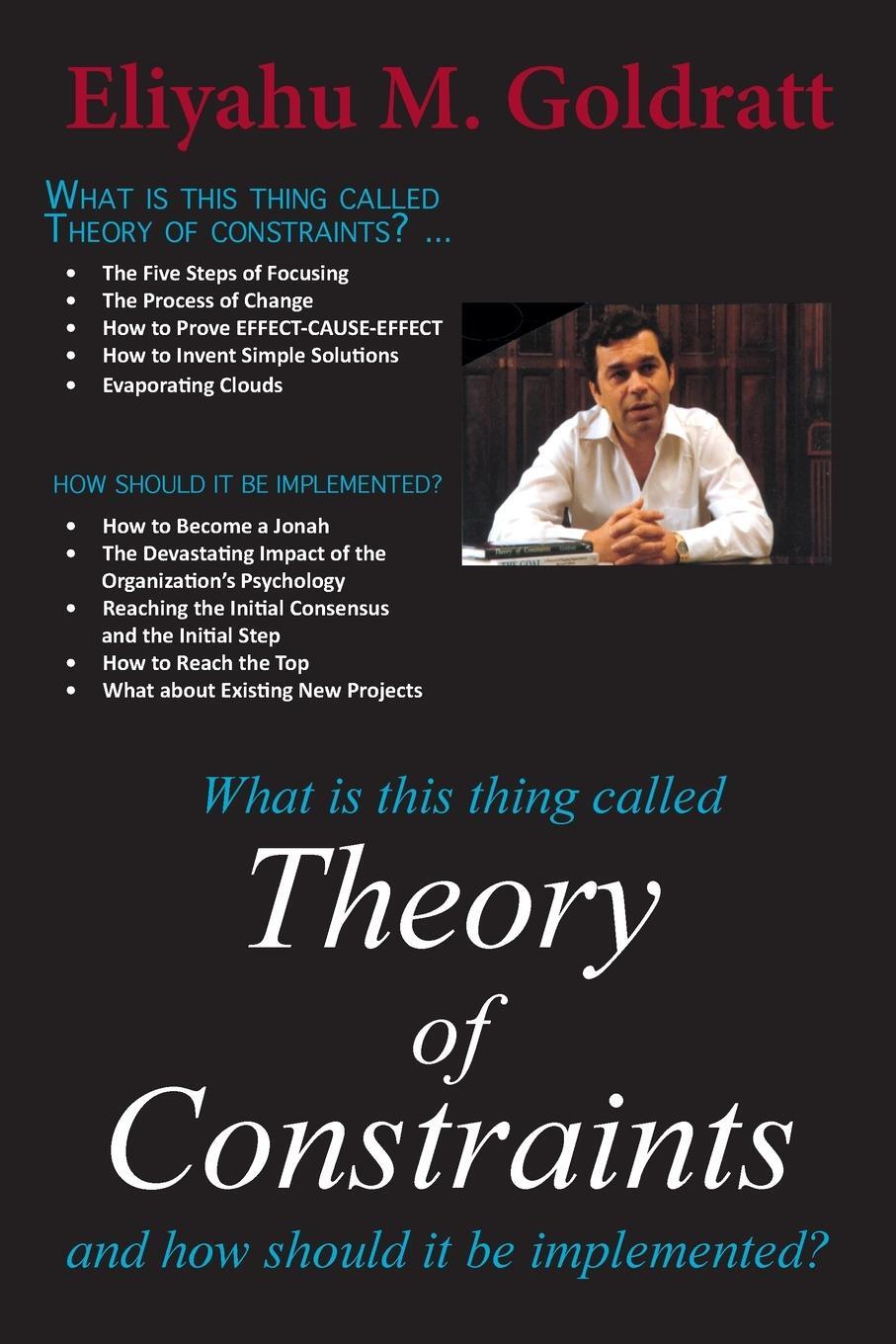 Cover: 9780884271666 | Theory of Constraints | Eliyahu M Goldratt | Taschenbuch | Paperback