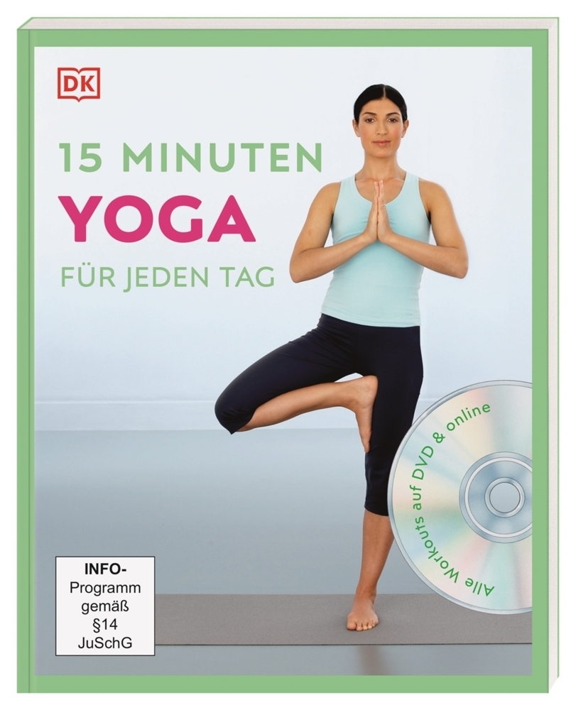 Cover: 9783831039999 | 15 Minuten Yoga für jeden Tag, m. DVD | Alle Workouts auf DVD &amp; online