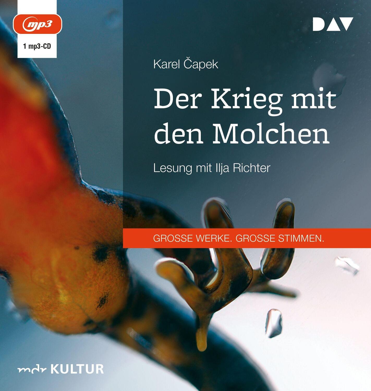 Cover: 9783742429582 | Der Krieg mit den Molchen | Lesung mit Ilja Richter (1 mp3-CD) | ¿Apek