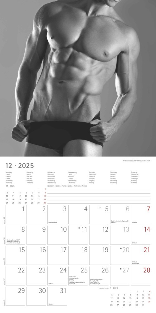 Bild: 4251732343095 | Alpha Edition - Masculine 2025 Broschürenkalender, 30x30cm,...