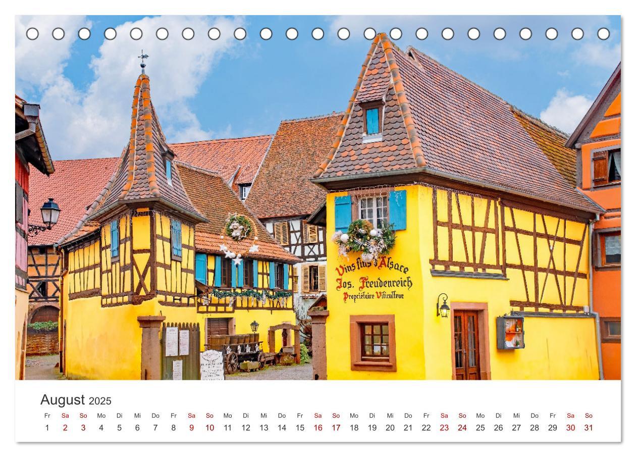 Bild: 9783383888526 | Reise durch das Elsass (Tischkalender 2025 DIN A5 quer), CALVENDO...