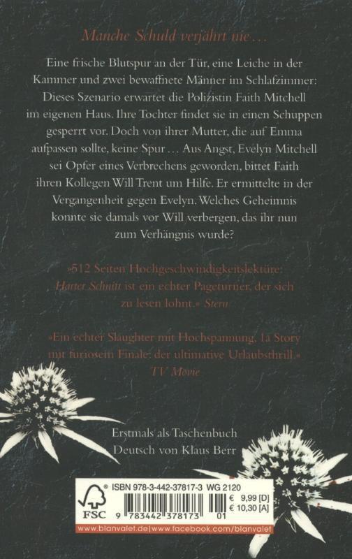 Rückseite: 9783442378173 | Harter Schnitt | Karin Slaughter | Taschenbuch | 512 S. | Deutsch