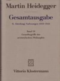 Cover: 9783465031628 | Gesamtausgabe Abt. 2 Vorlesungen 1919 - 1944 Bd. 18. Grundbegriffe...