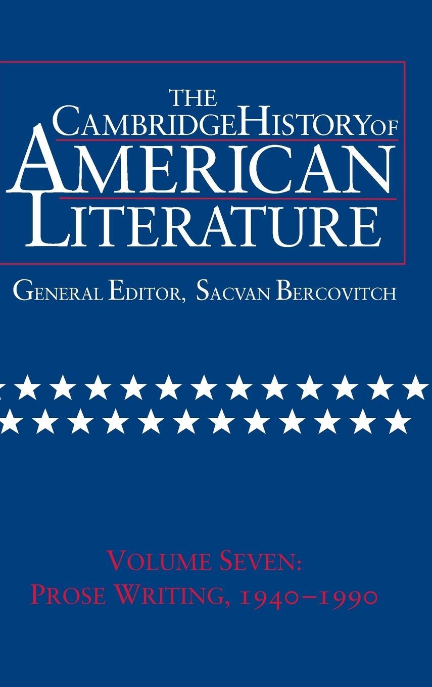Cover: 9780521497329 | The Cambridge History of American Literature | Sacvan Bercovitch