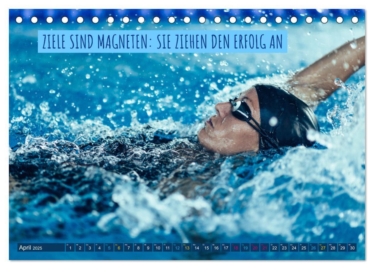 Bild: 9783383906541 | Schwimmen und SUP Begleitet mit coolen Sprüchen (Tischkalender 2025...