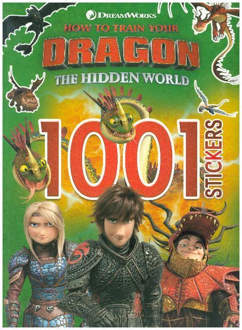 Cover: 9781444944495 | How to Train Your Dragon - The Hidden World, 1001 Stickers | Buch