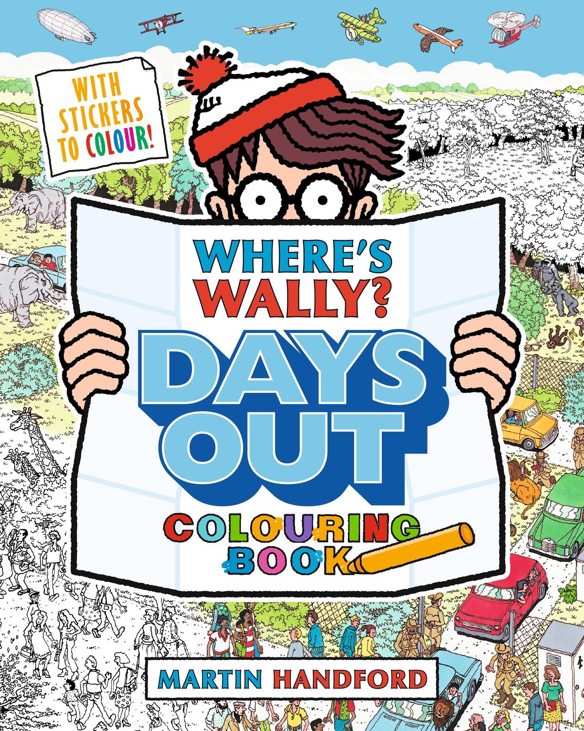 Cover: 9781529507386 | Where's Wally? Days Out: Colouring Book | Martin Handford | Buch