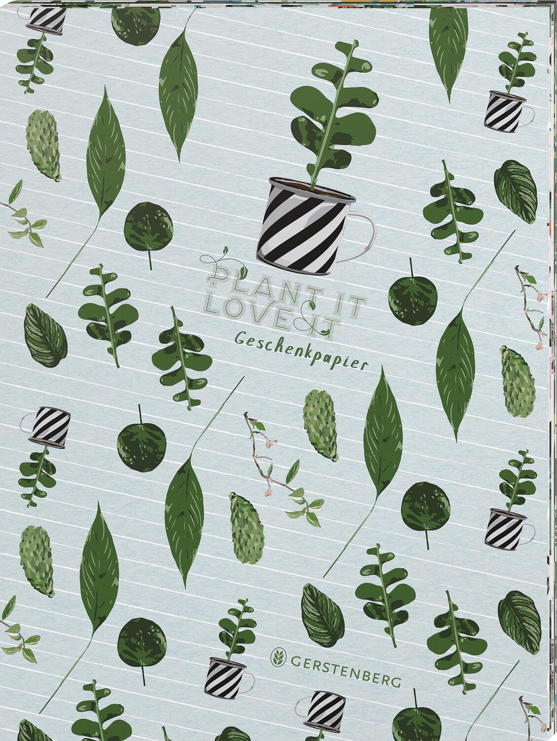 Cover: 4250915934471 | Plant it - Love it! Geschenkpapier-Heft Motiv Pflanzenkinder | Stück