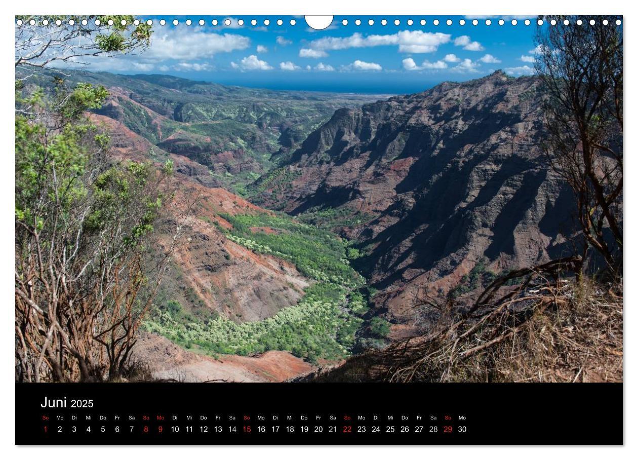 Bild: 9783435742967 | Hawaii - Kauai (Wandkalender 2025 DIN A3 quer), CALVENDO...