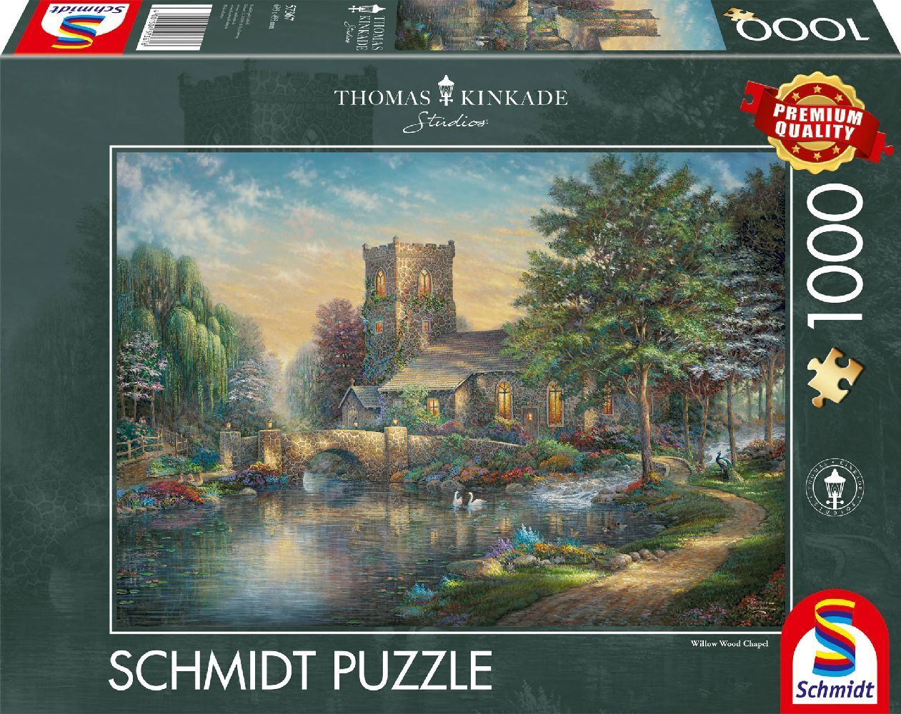 Cover: 4001504573676 | Willow Wood Chapel | Puzzle Thomas Kinkade 1.000 Teile | Spiel | 2023