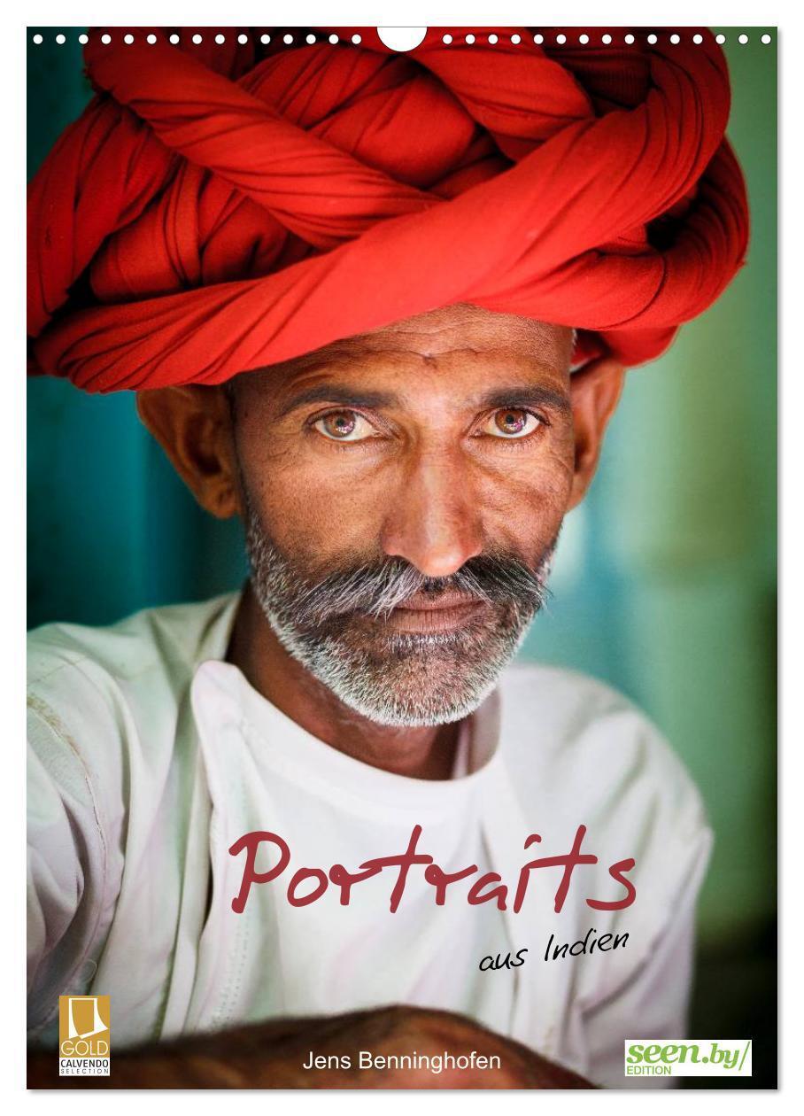 Cover: 9783383604515 | Portraits aus Indien (Wandkalender 2024 DIN A3 hoch), CALVENDO...