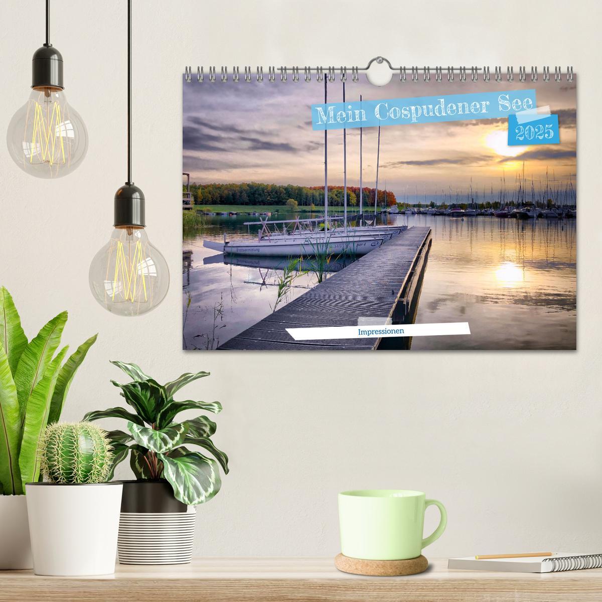 Bild: 9783383852213 | Mein Cospudener See (Wandkalender 2025 DIN A4 quer), CALVENDO...