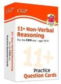 Cover: 9781789083842 | 11+ CEM Non-Verbal Reasoning Practice Question Cards - Ages 10-11