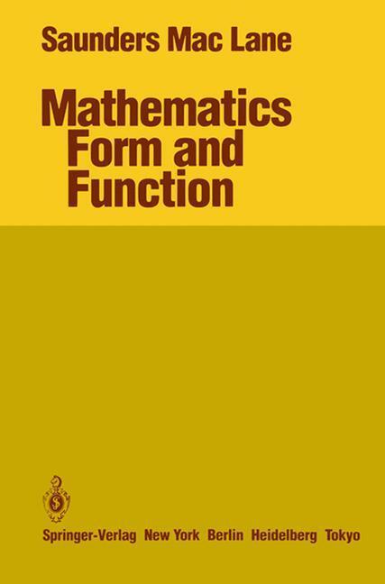 Cover: 9781461293408 | Mathematics Form and Function | Saunders Maclane | Taschenbuch | 2011