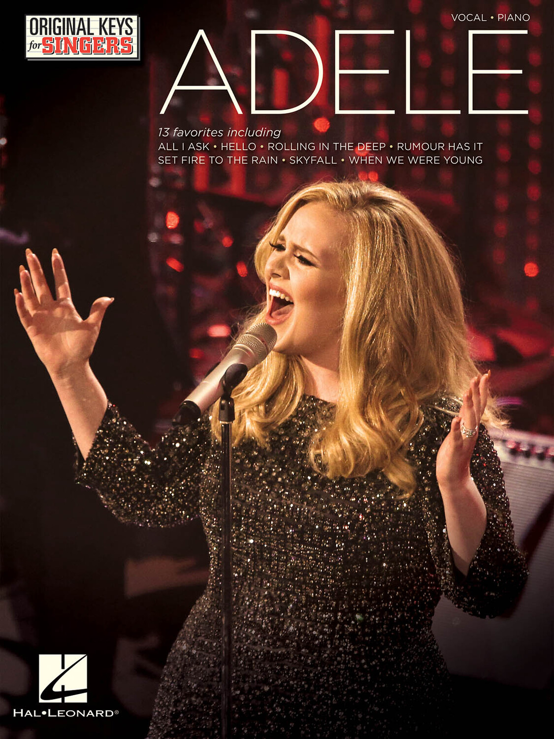 Cover: 9781495056543 | Adele - Original Keys for Singers | 13 Favorites for Vocal and Piano