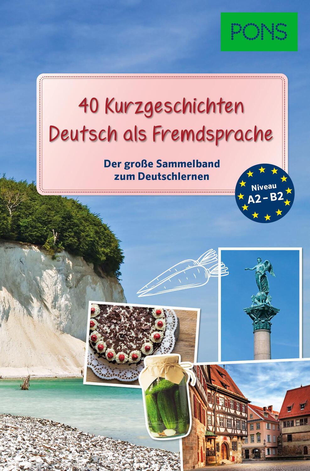 Cover: 9783125660571 | PONS 40 Kurzgeschichten Deutsch als Fremdsprache | Taschenbuch | 2024