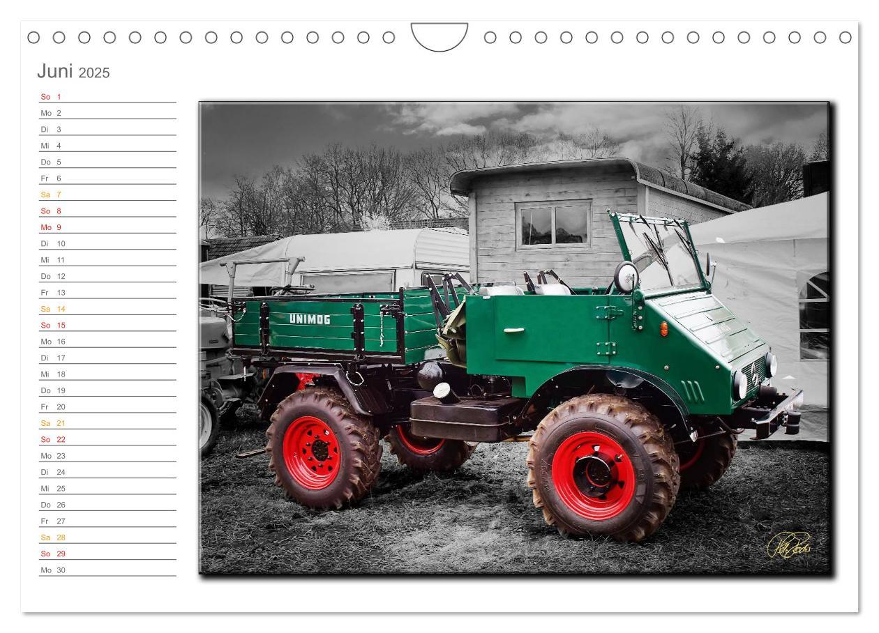 Bild: 9783435669660 | Oldtimer - nostalgische Trecker und Lastwagen (Wandkalender 2025...