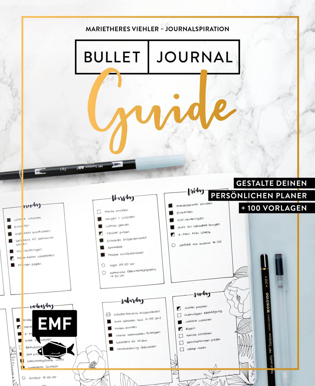 Cover: 9783960930433 | Journalspiration - Bullet-Journal-Guide | Marietheres Viehler | Buch