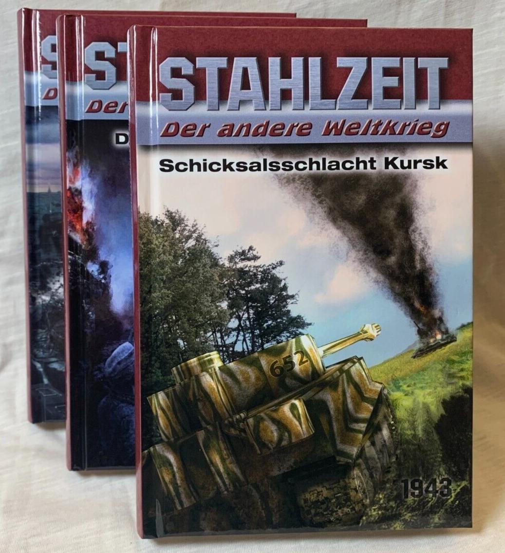 Cover: 9783956342103 | STAHLZEIT Bände 1-3: Schicksalsschlacht Kursk - Die Ostfront...