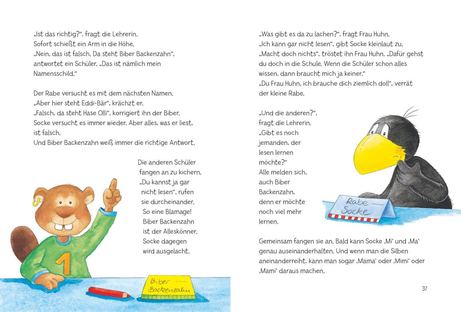Bild: 9783480237579 | Der kleine Rabe Socke: Alles Schule! | Nele Moost | Buch | 64 S.