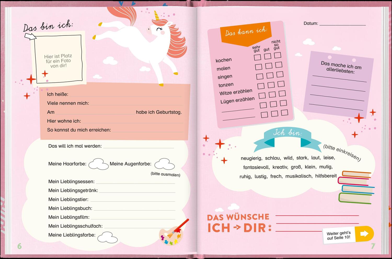 Bild: 4260308344060 | Meine Schulfreunde (Einhorn) | Pattloch Verlag | Notizbuch | 64 S.