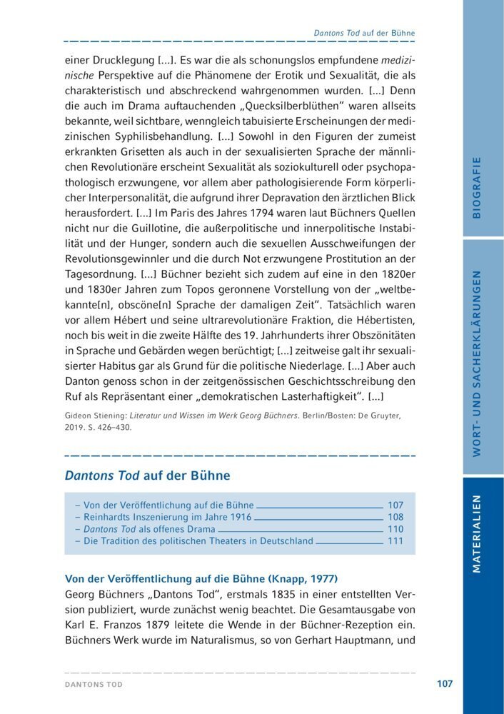 Bild: 9783804425996 | Dantons Tod von Georg Büchner (Textausgabe): | Georg Büchner | Buch