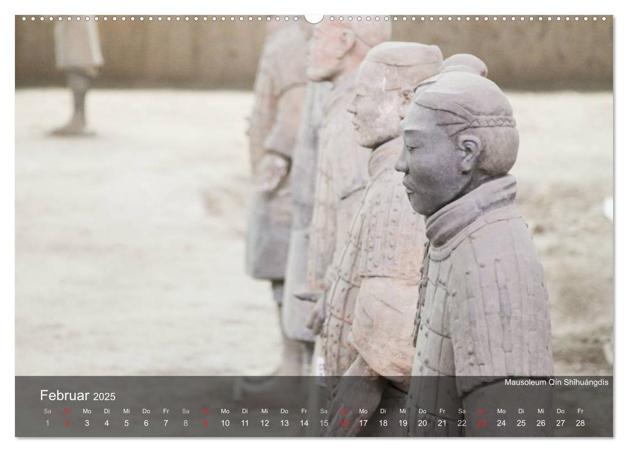 Bild: 9783435720378 | Erlebe China (Wandkalender 2025 DIN A2 quer), CALVENDO Monatskalender