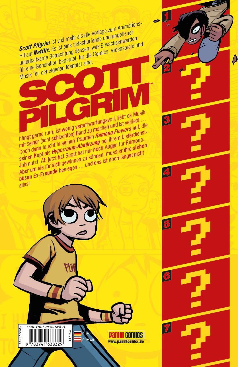Rückseite: 9783741638329 | Scott Pilgrim | Bd. 1 (von 6): Das Leben rockt | Bryan Lee O'Malley
