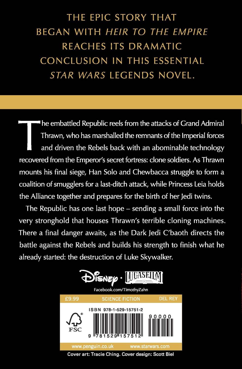 Rückseite: 9781529157512 | Star Wars: The Last Command | (Thrawn Trilogy, Book 3) | Timothy Zahn