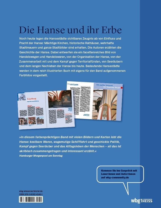 Rückseite: 9783806243451 | Die Hanse | Rolf Hammel-Kiesow (u. a.) | Buch | 224 S. | Deutsch