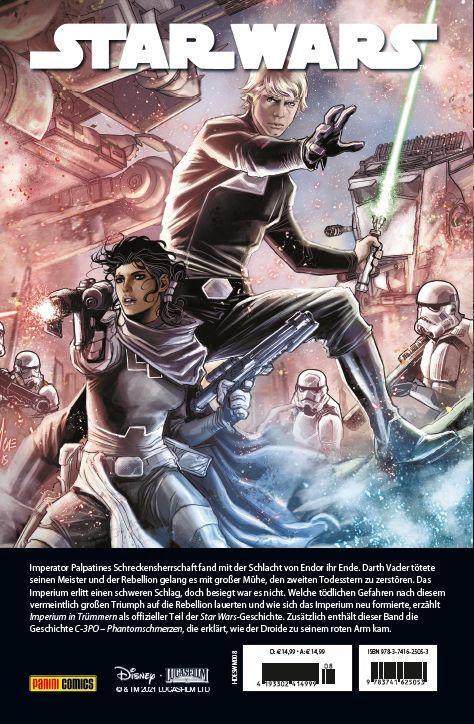 Rückseite: 9783741625053 | Star Wars Marvel Comics-Kollektion | Bd. 8: Imperium in Trümmern