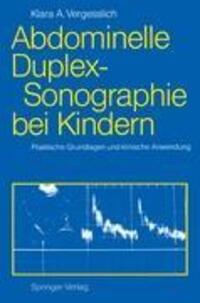 Cover: 9783540529545 | Abdominelle Duplex-Sonographie bei Kindern | Klara A. Vergesslich