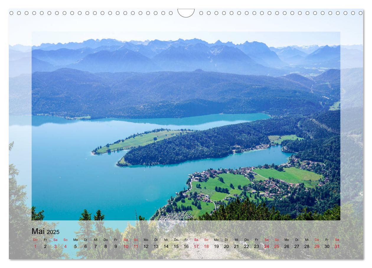 Bild: 9783435180295 | Walchensee (Wandkalender 2025 DIN A3 quer), CALVENDO Monatskalender