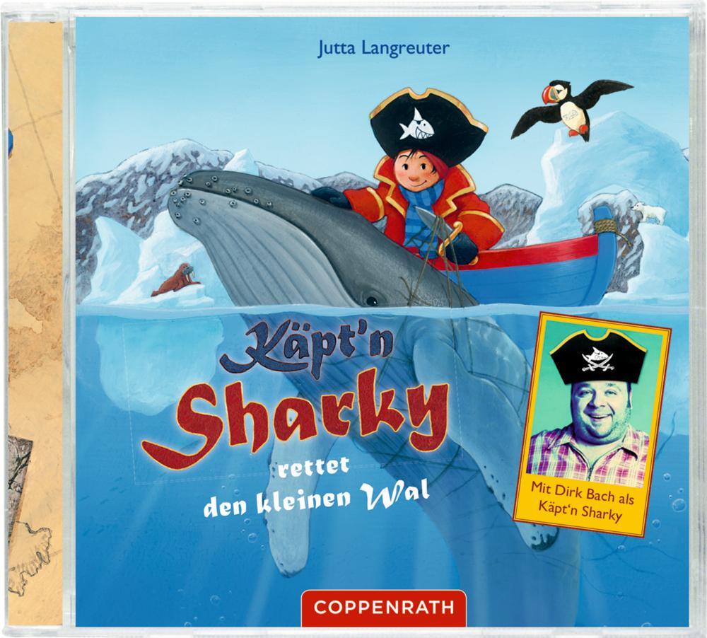 Cover: 4050003948430 | CD: Käpt'n Sharky rettet den kleinen Wal | Jutta Langreuter | Audio-CD