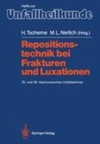 Cover: 9783540500964 | Repositionstechnik bei Frakturen und Luxationen | Nerlich (u. a.) | X