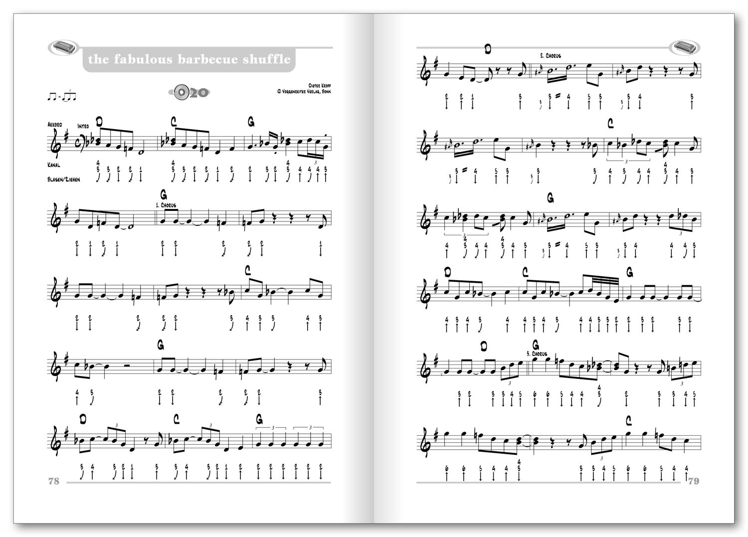 Bild: 9783802405501 | Blues Harp Songbook | blues harp c-dur | Dieter Kropp | Taschenbuch
