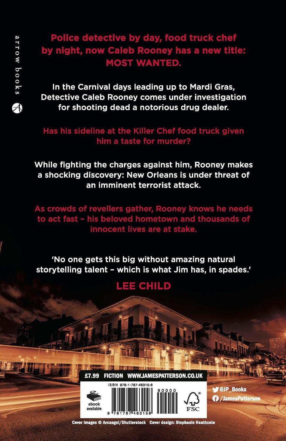 Rückseite: 9781787463158 | The Chef | Murder at Mardi Gras | James Patterson | Taschenbuch | 2019