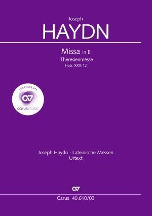 Cover: 9790007092092 | Theresienmesse in B (Klavierauszug) | Missa in B Hob. XXII:12 | Haydn