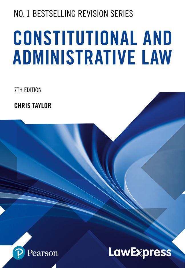 Cover: 9781292439105 | Law Express Revision Guide: Constitutional and Administrative Law