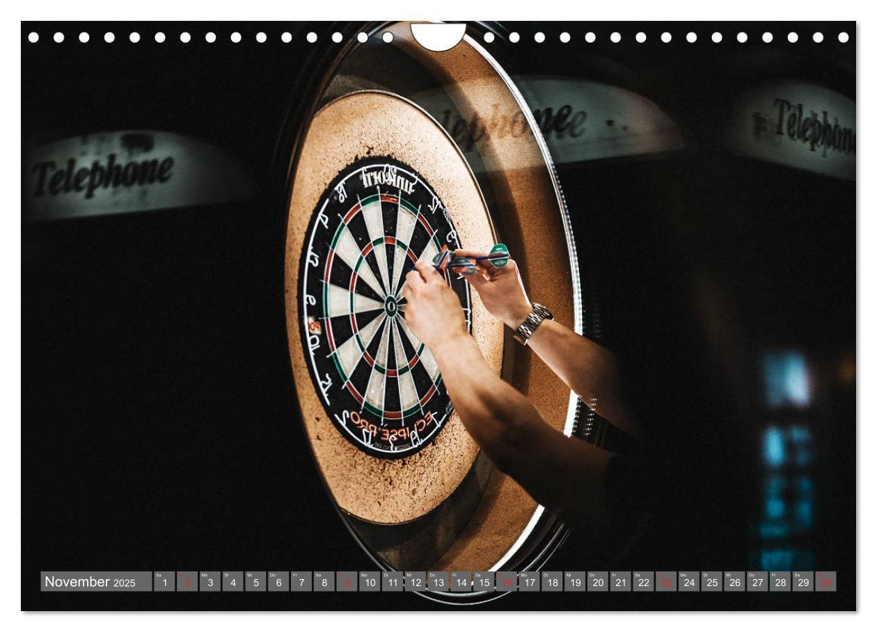 Bild: 9783435290390 | Darts. Konzentration - Sport - Spannung (Wandkalender 2025 DIN A4...