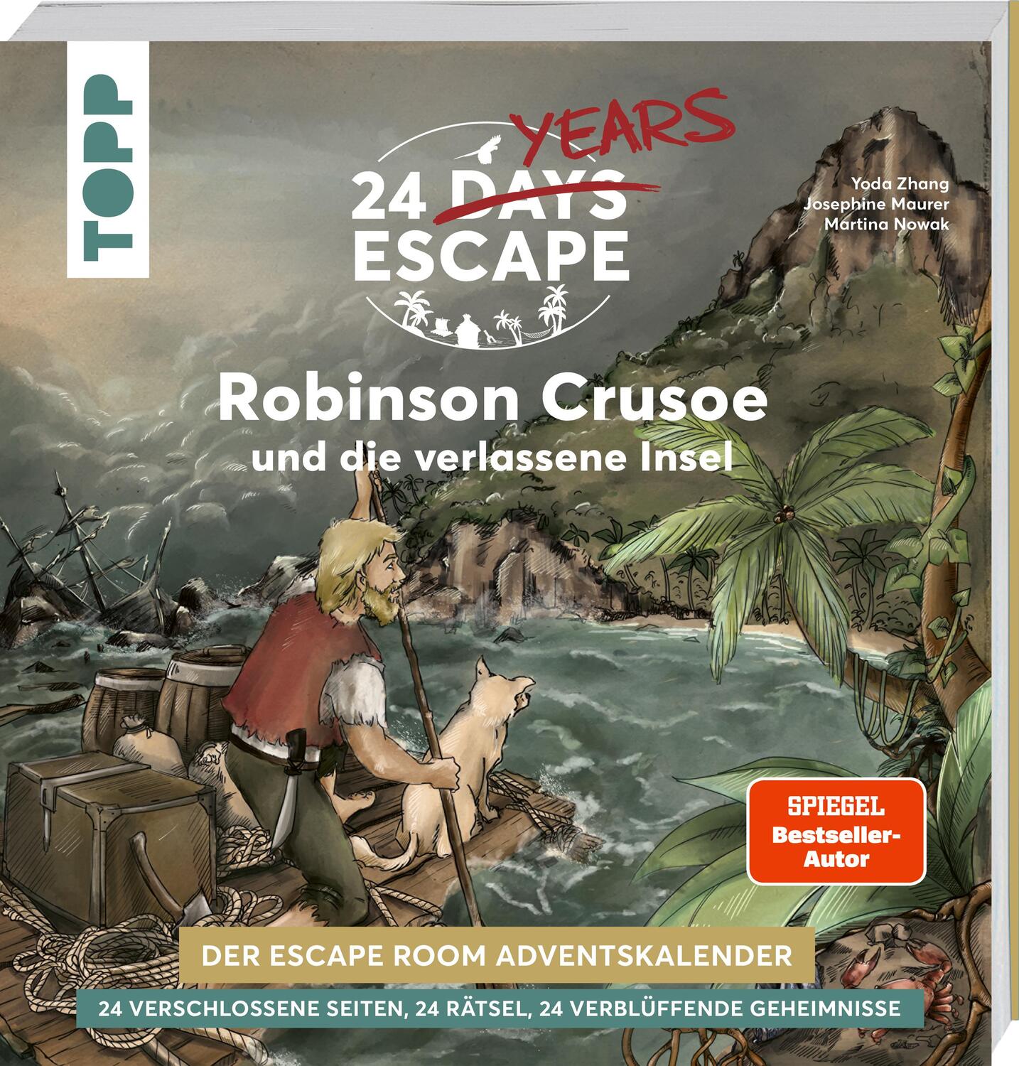 Cover: 9783772480997 | 24 DAYS ESCAPE - Der Escape Room Adventskalender: Daniel Defoes...